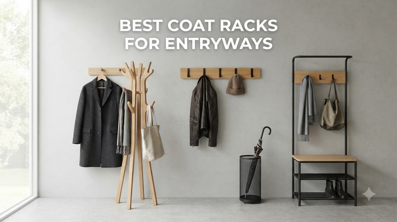 best coat racks for entryways