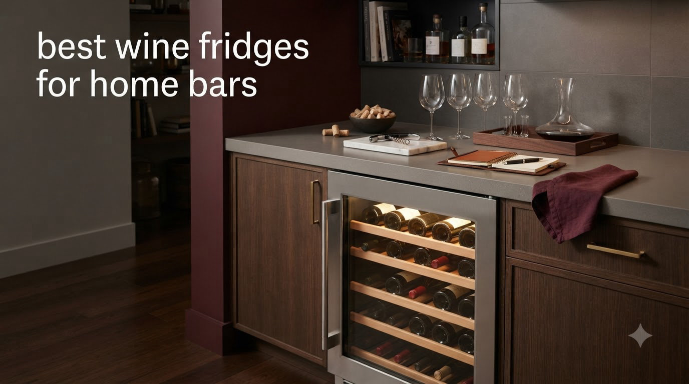 best wine fridges for home bars