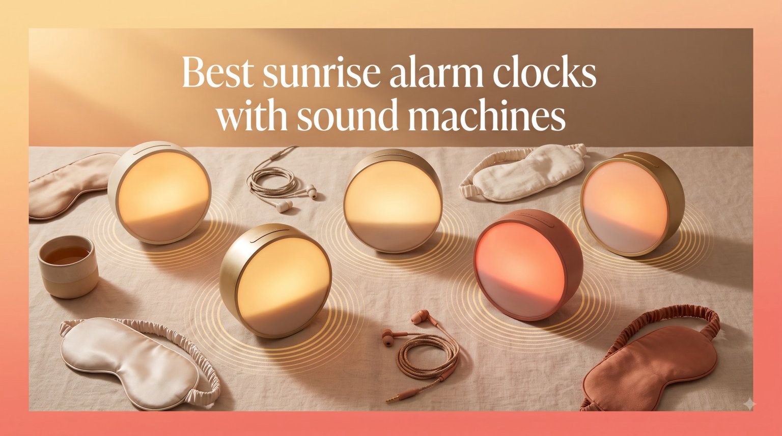 Best sunrise alarm clocks with sound machines