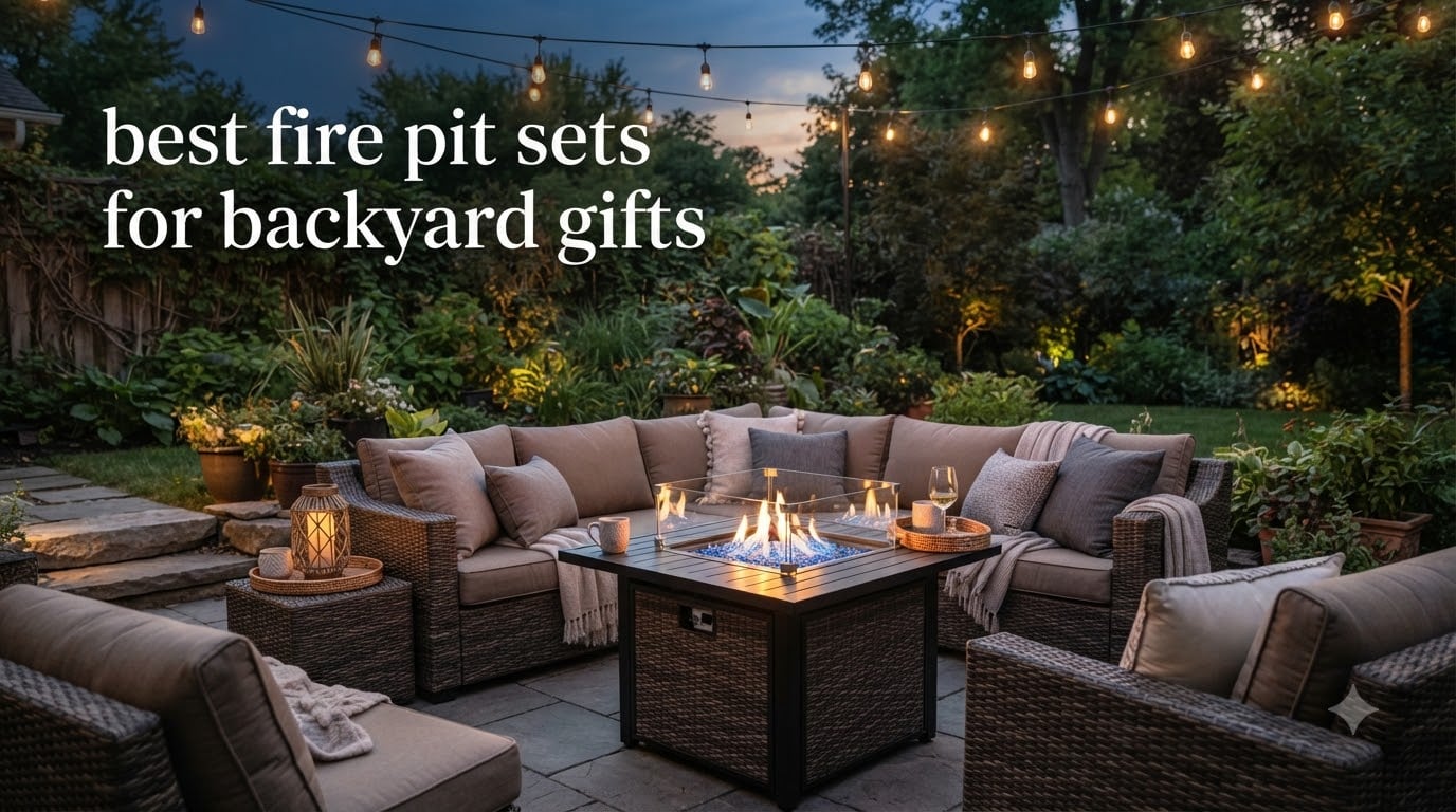 best fire pit sets for backyard gifts