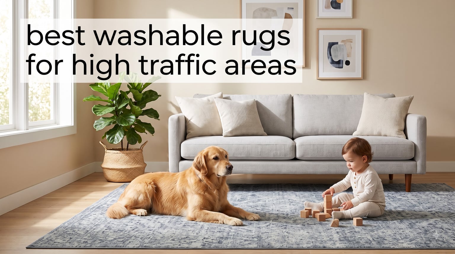 best washable rugs for high traffic areas