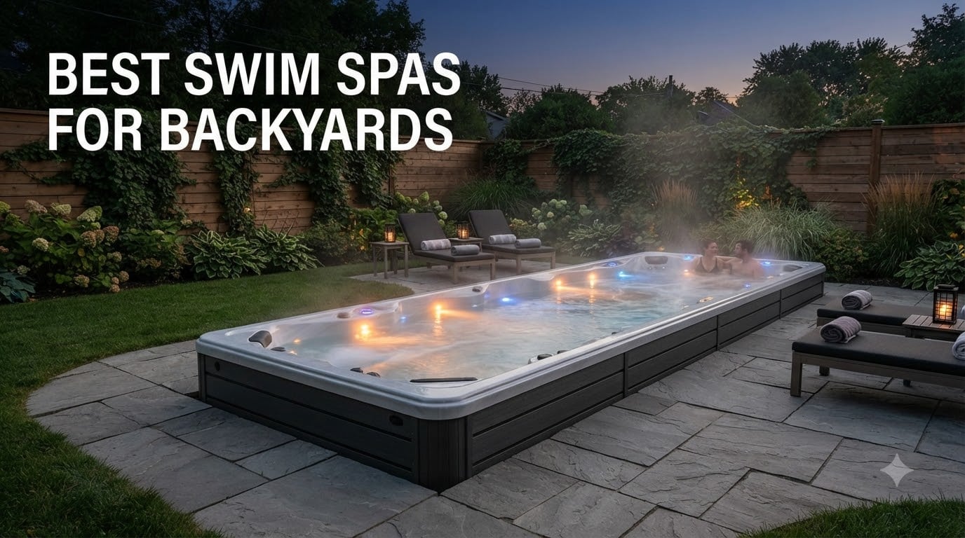 best swim spas for backyards