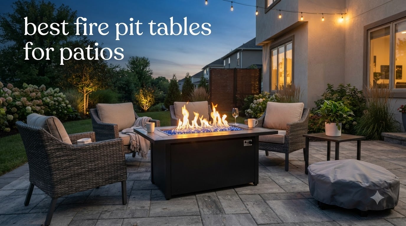 best fire pit tables for patios