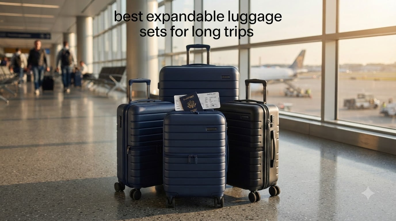 best expandable luggage sets for long trips