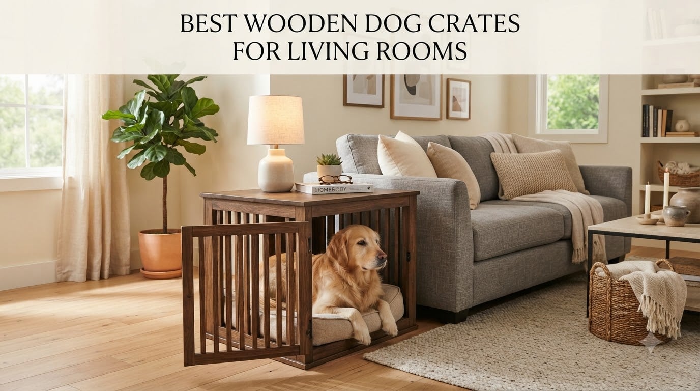 best wooden dog crates for living rooms