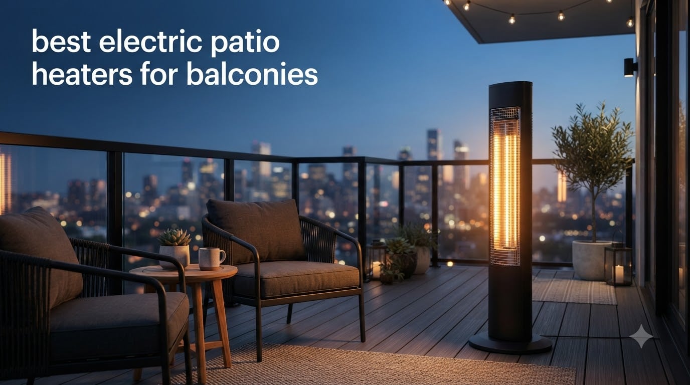 best electric patio heaters for balconies