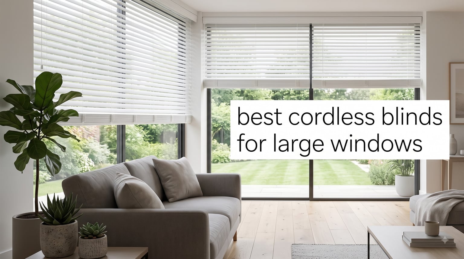 best cordless blinds for large windows