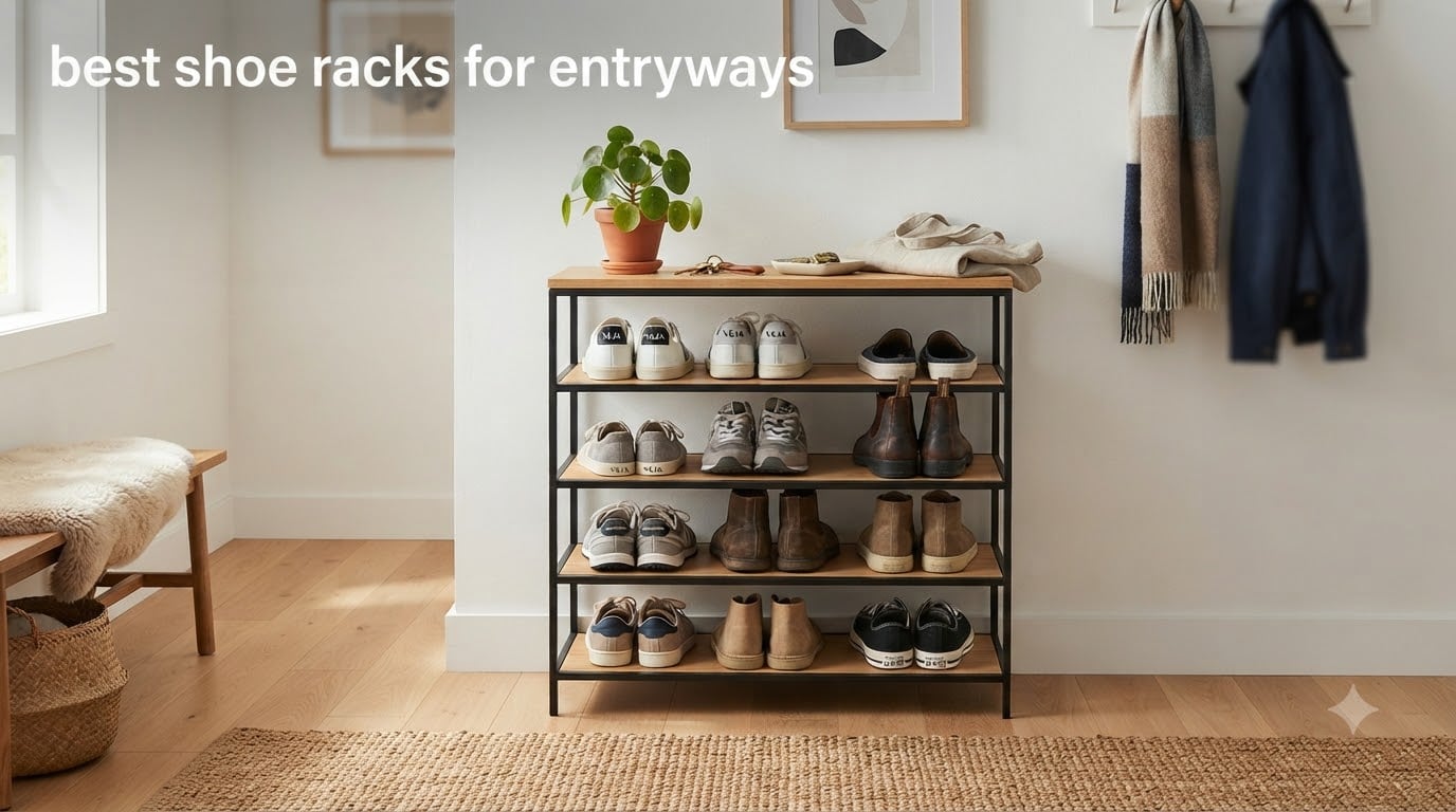 best shoe racks for entryways