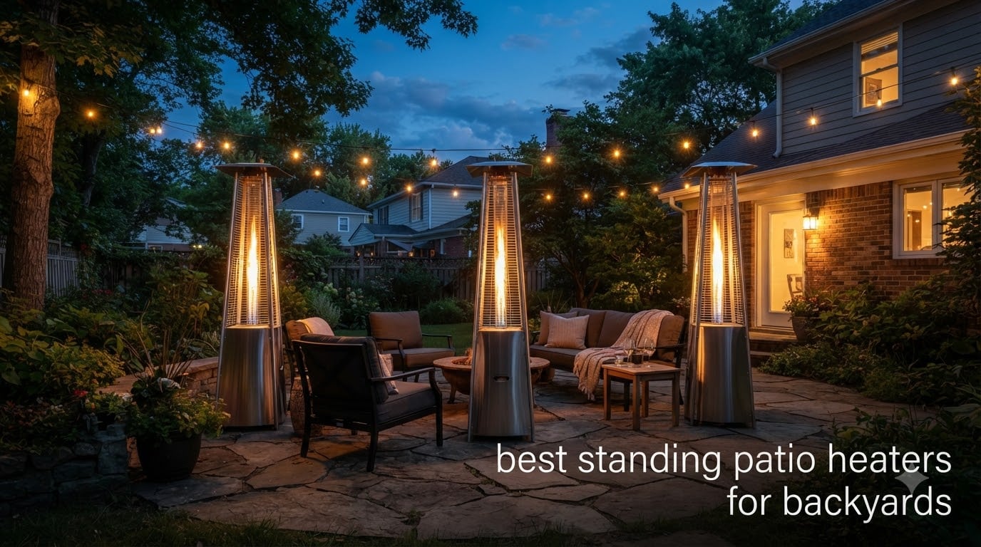 best standing patio heaters for backyards