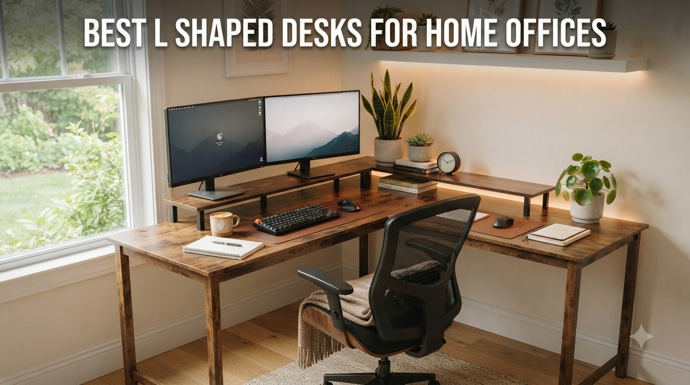 best l shaped desks for home offices