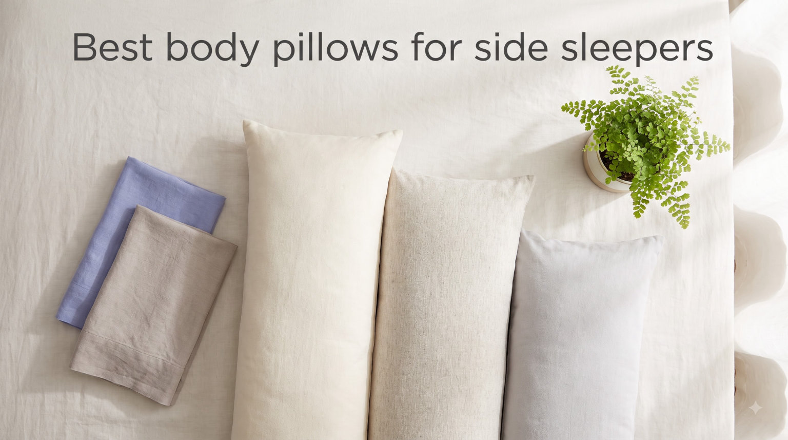 Best body pillows for side sleepers