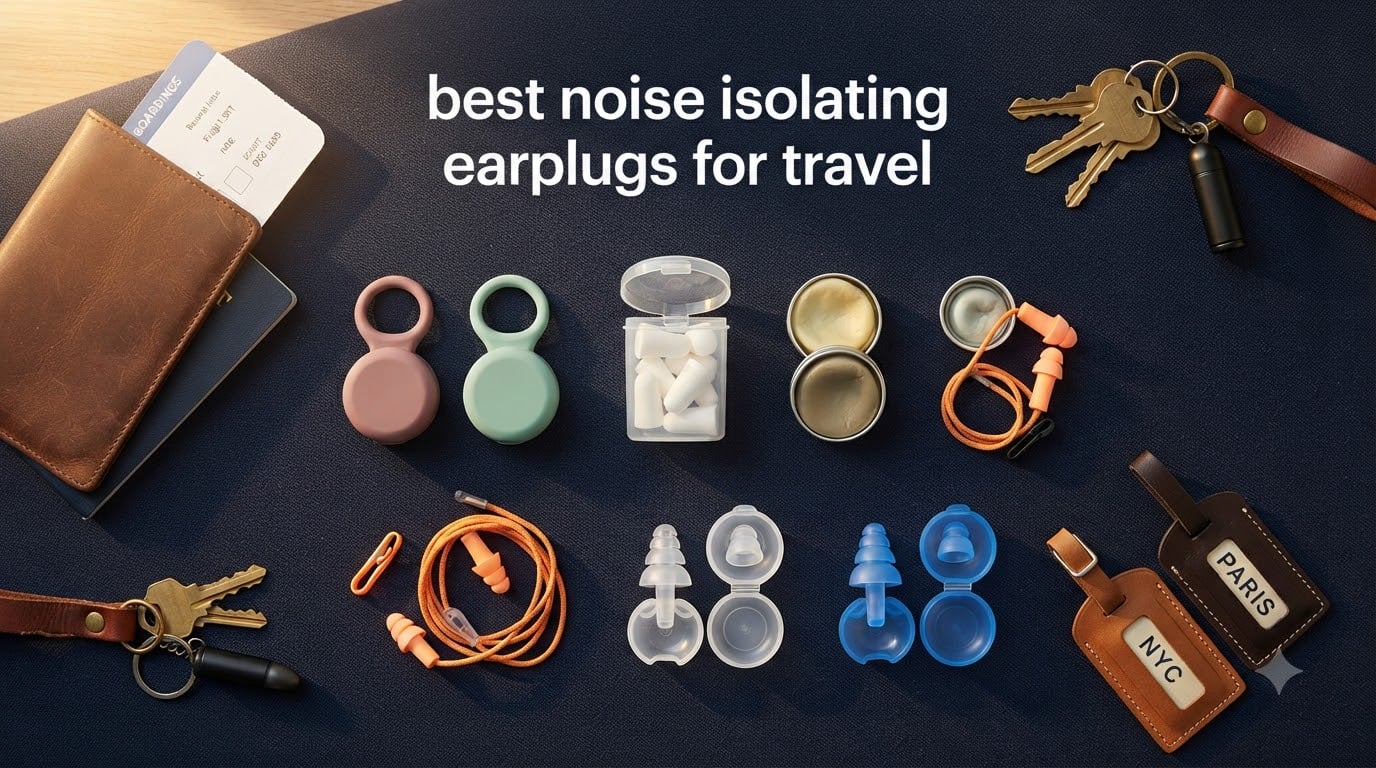 best noise isolating earplugs for travel