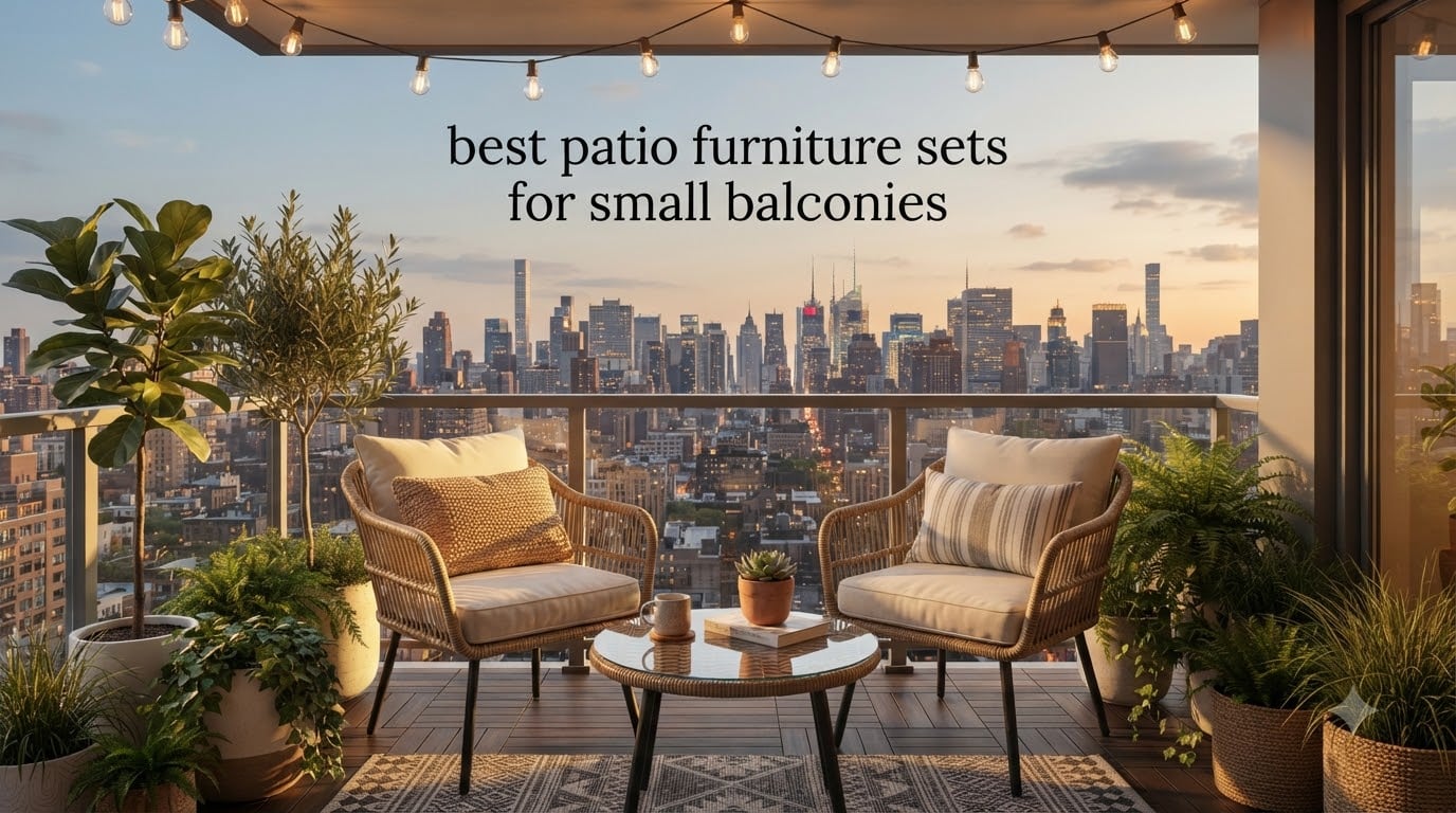 best patio furniture sets for small balconies