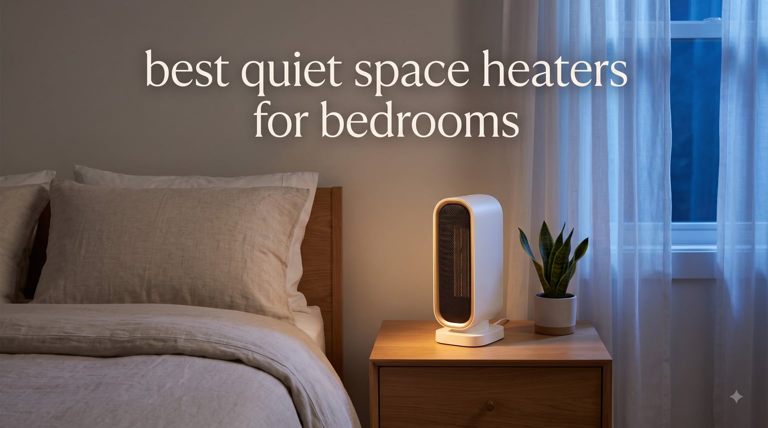 best quiet space heaters for bedrooms
