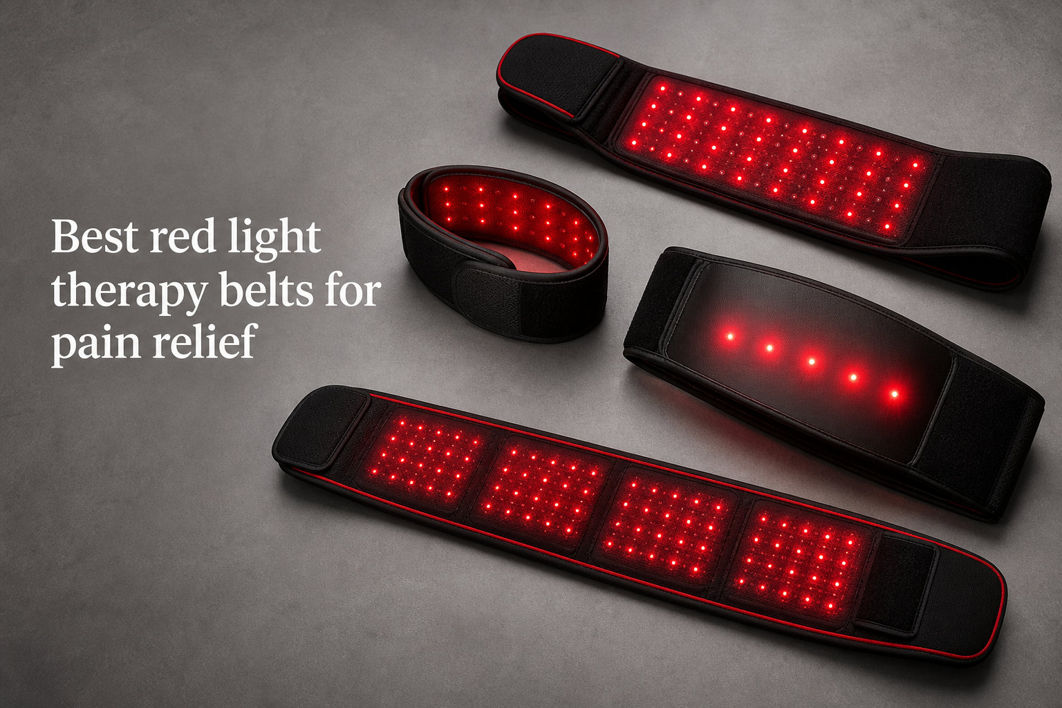 Best red light therapy belts for pain relief