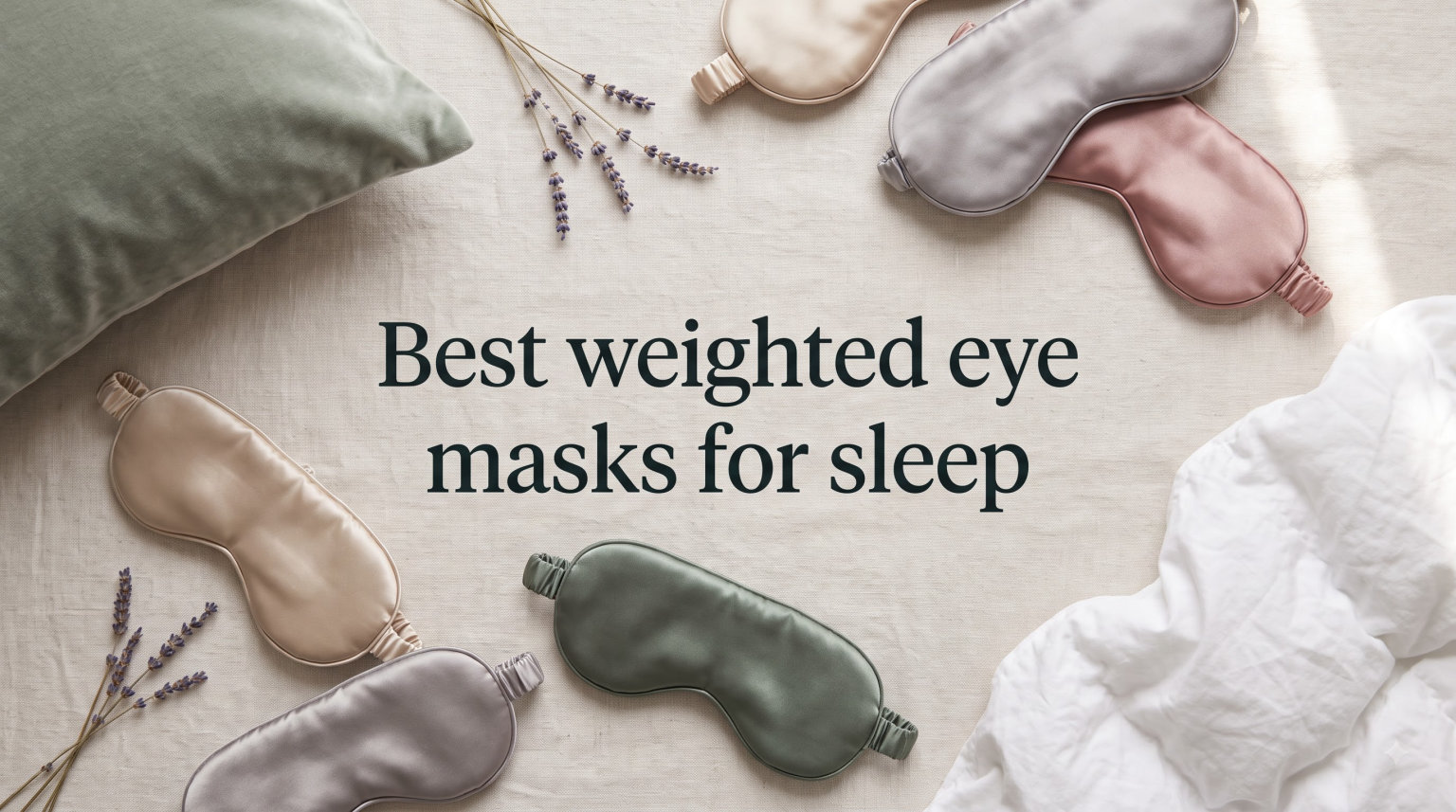 Best weighted eye masks for sleep
