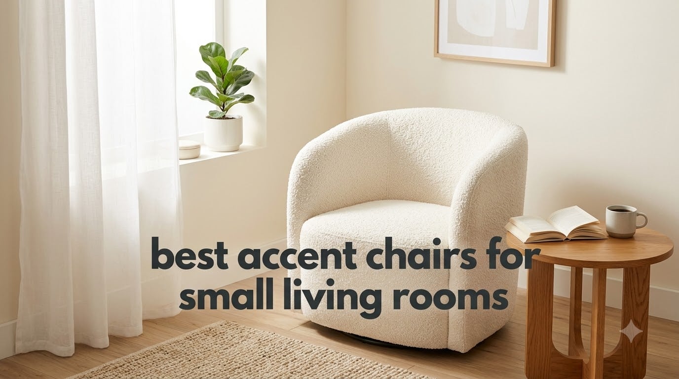 best accent chairs for small living rooms
