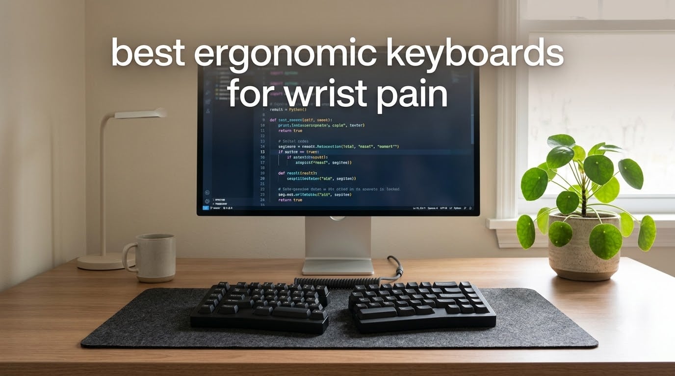best ergonomic keyboards for wrist pain