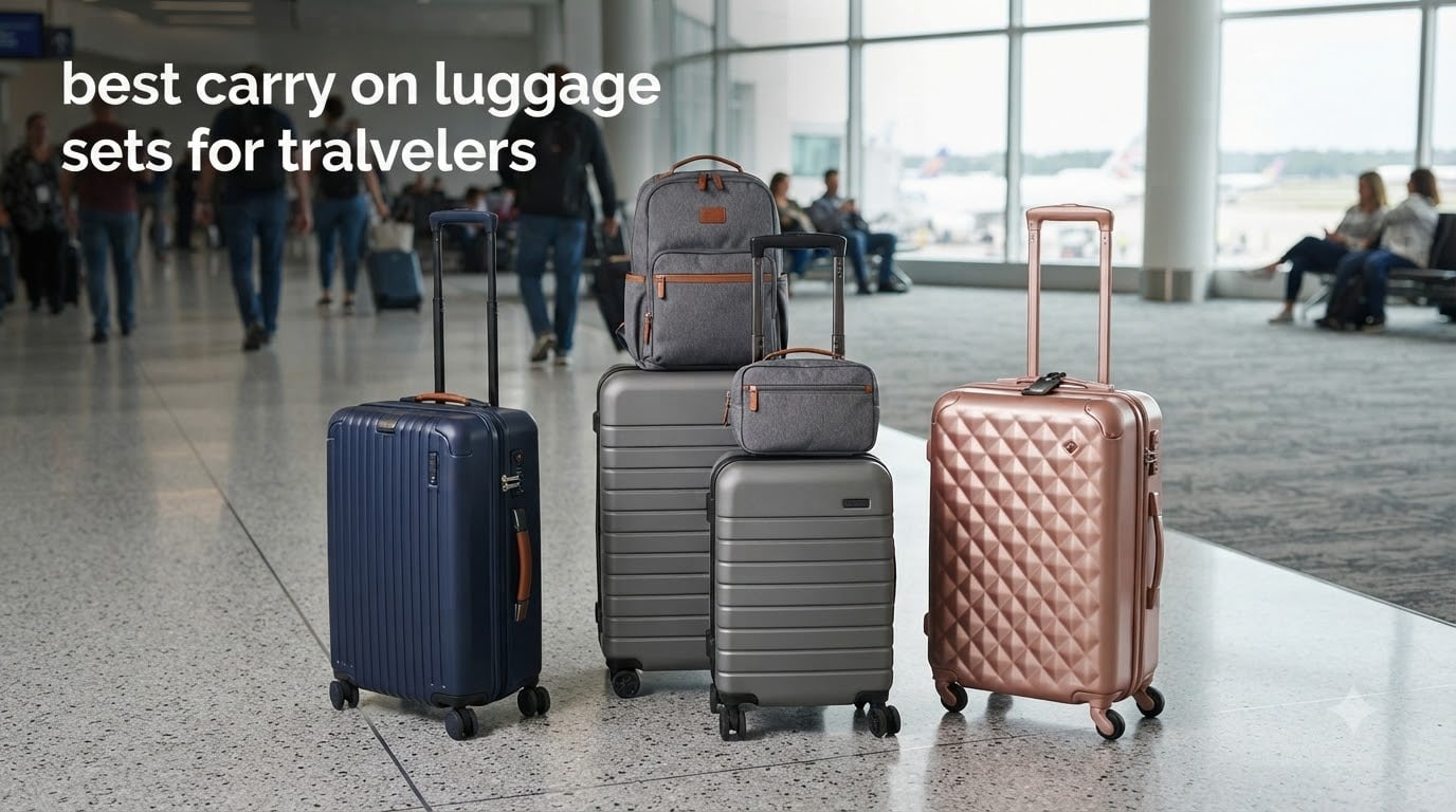 best carry on luggage sets for travelers