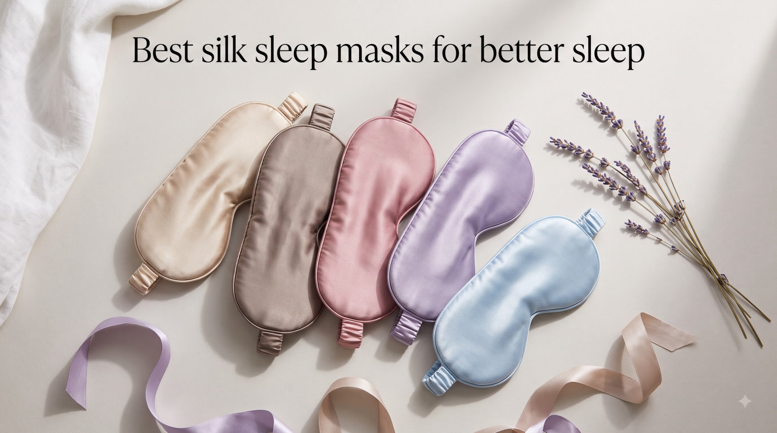Best silk sleep masks for better sleep
