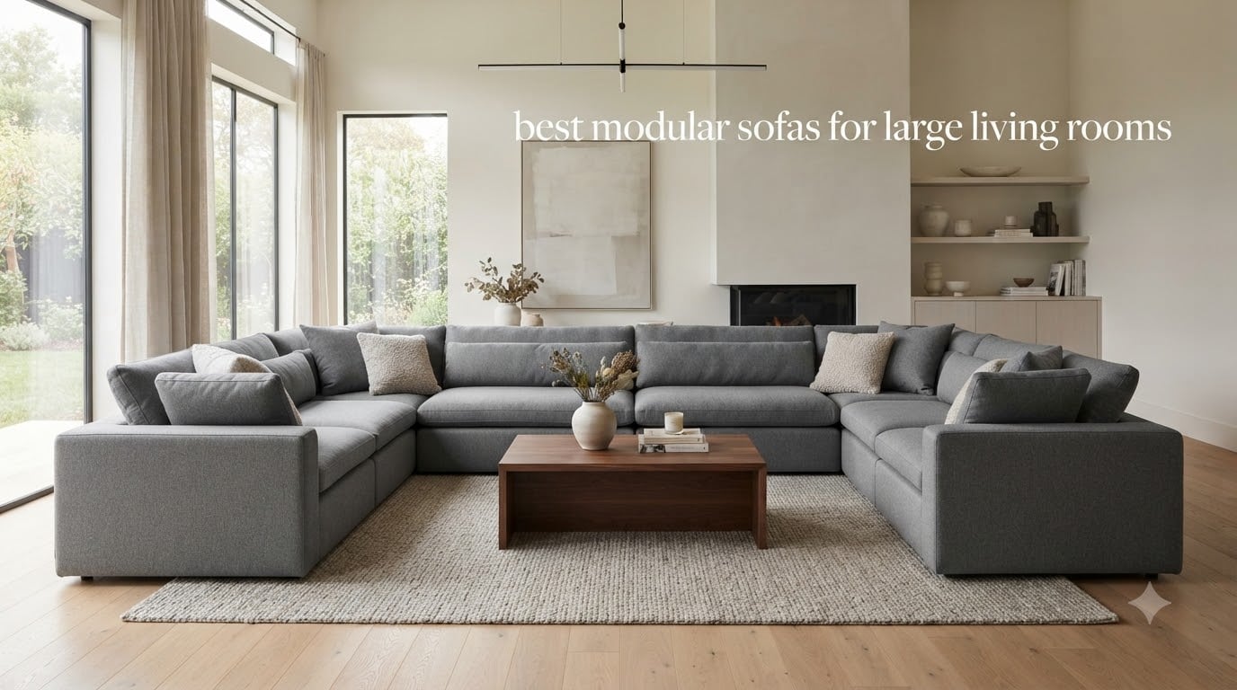 best modular sofas for large living rooms