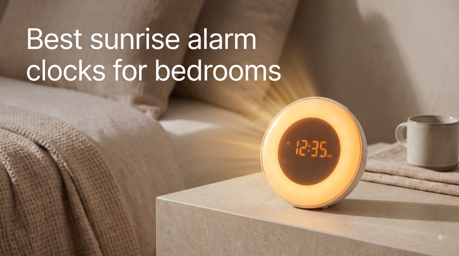 Best sunrise alarm clocks for bedrooms