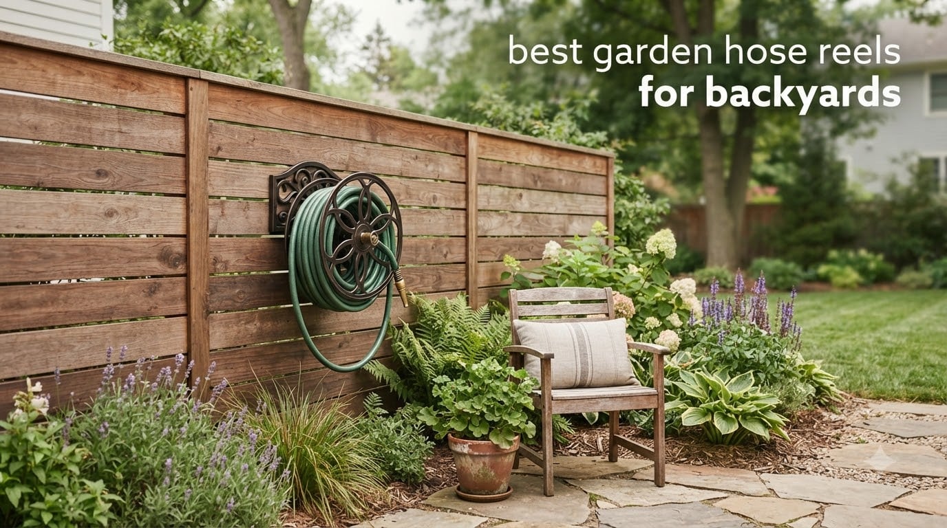 best garden hose reels for backyards