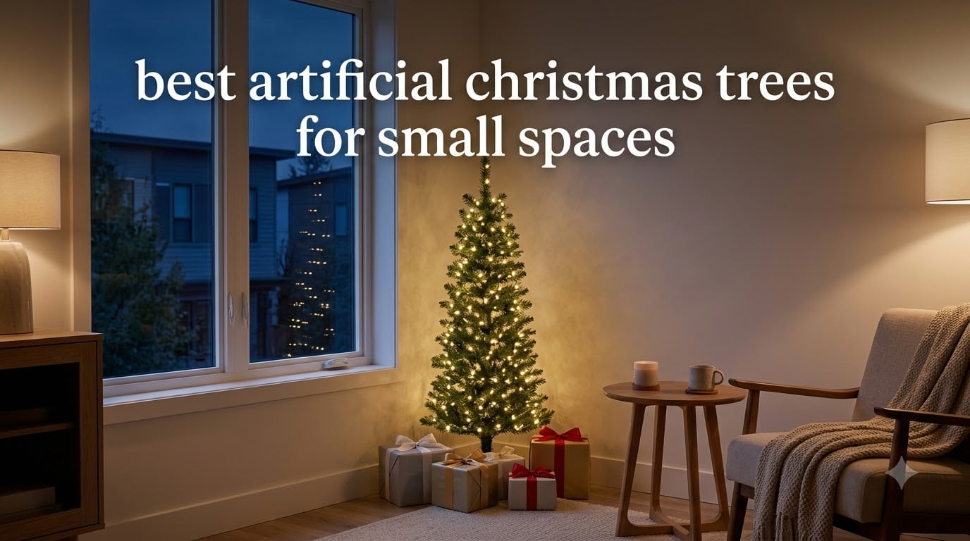 best artificial christmas trees for small spaces