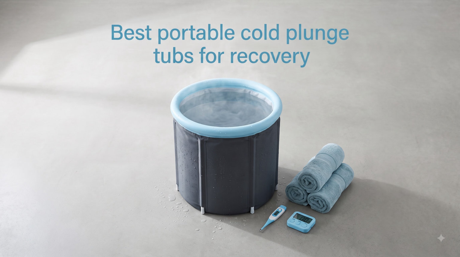 Best portable cold plunge tubs for recovery