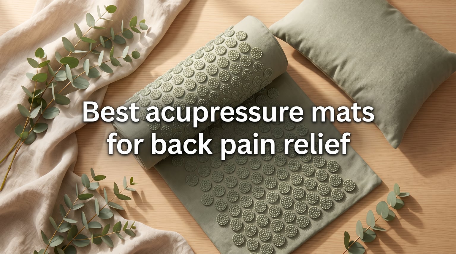 Best acupressure mats for back pain relief