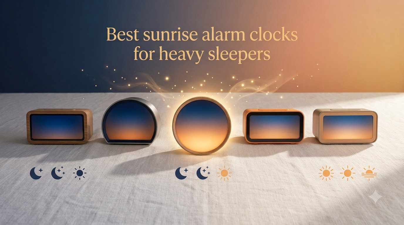 Best sunrise alarm clocks for heavy sleepers