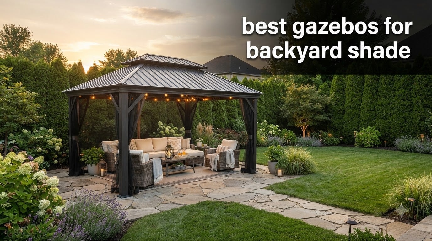 best gazebos for backyard shade