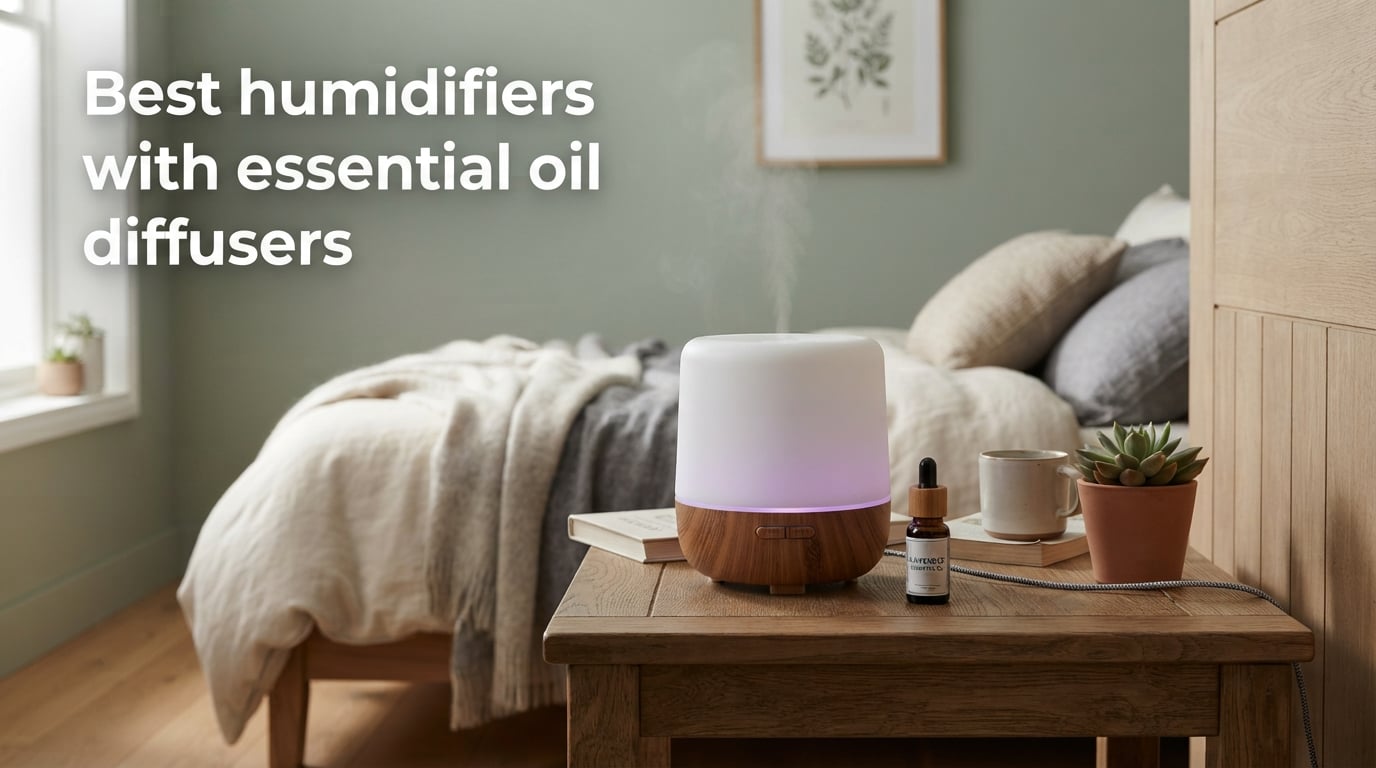 Best humidifiers with essential oil diffusers