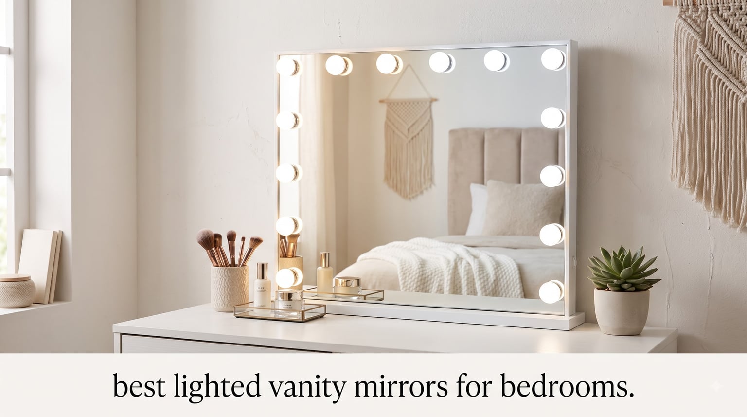 best lighted vanity mirrors for bedrooms