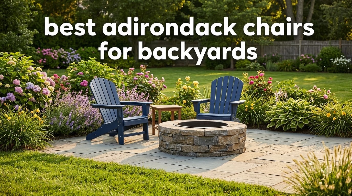best adirondack chairs for backyards
