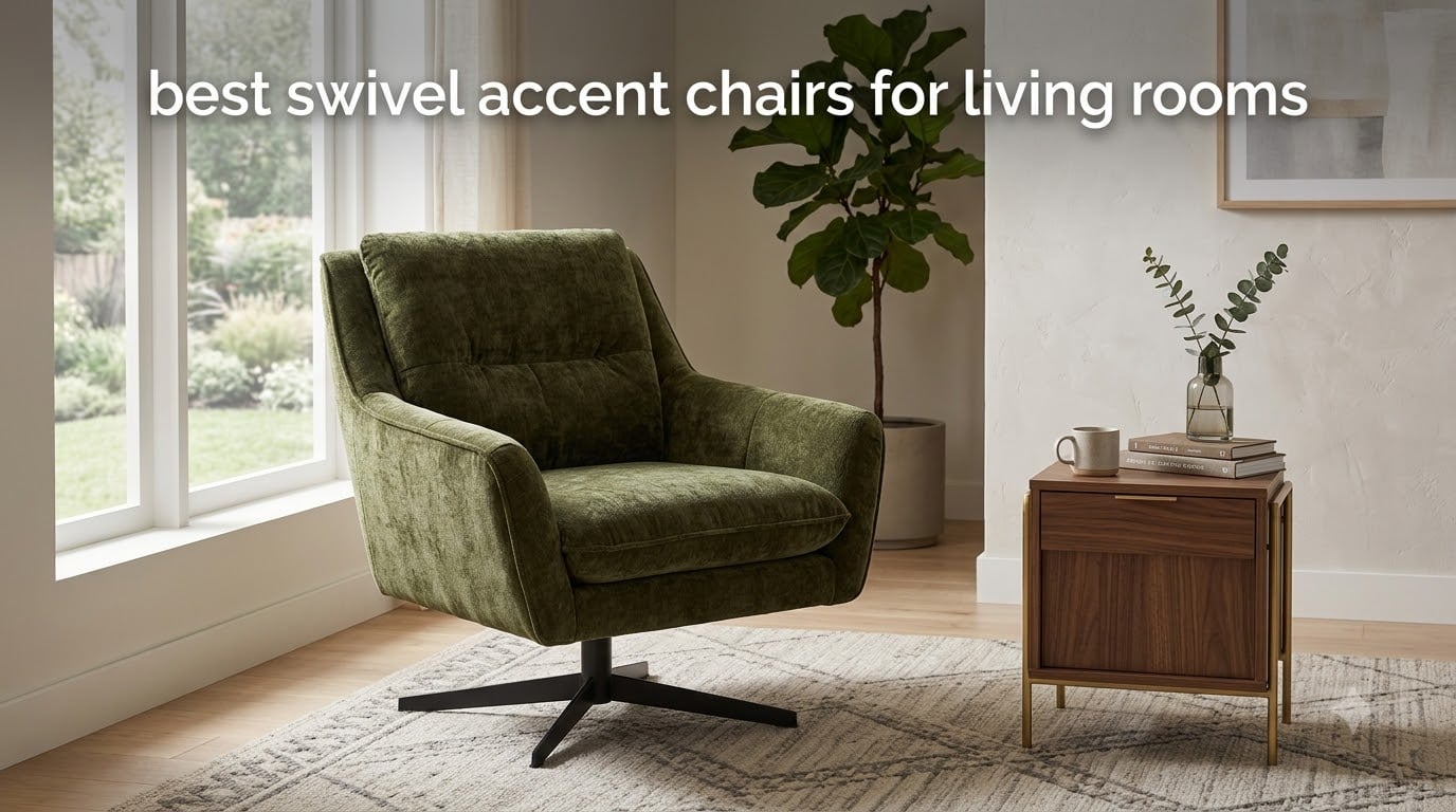 best swivel accent chairs for living rooms