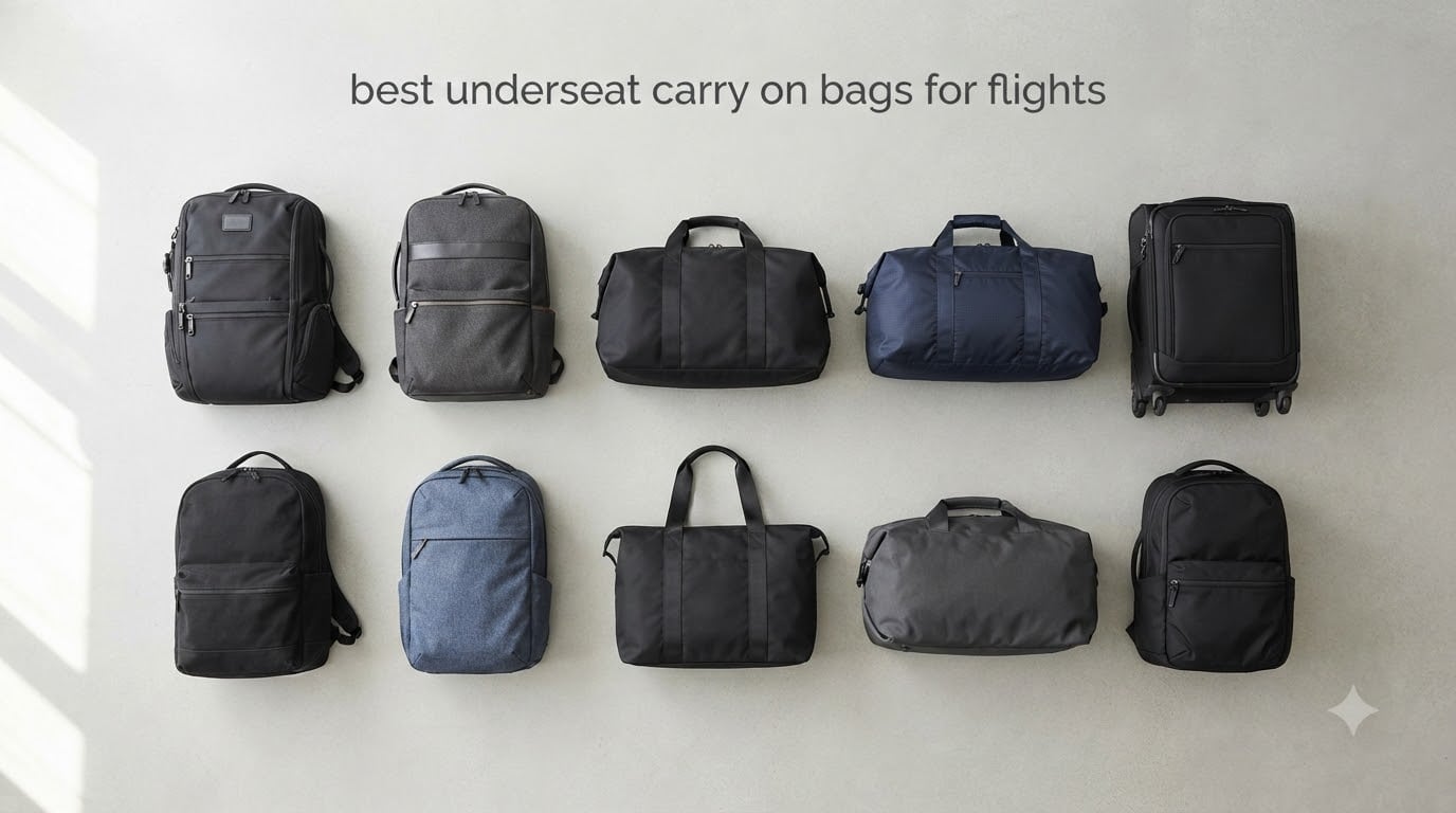 best underseat carry on bags for flights