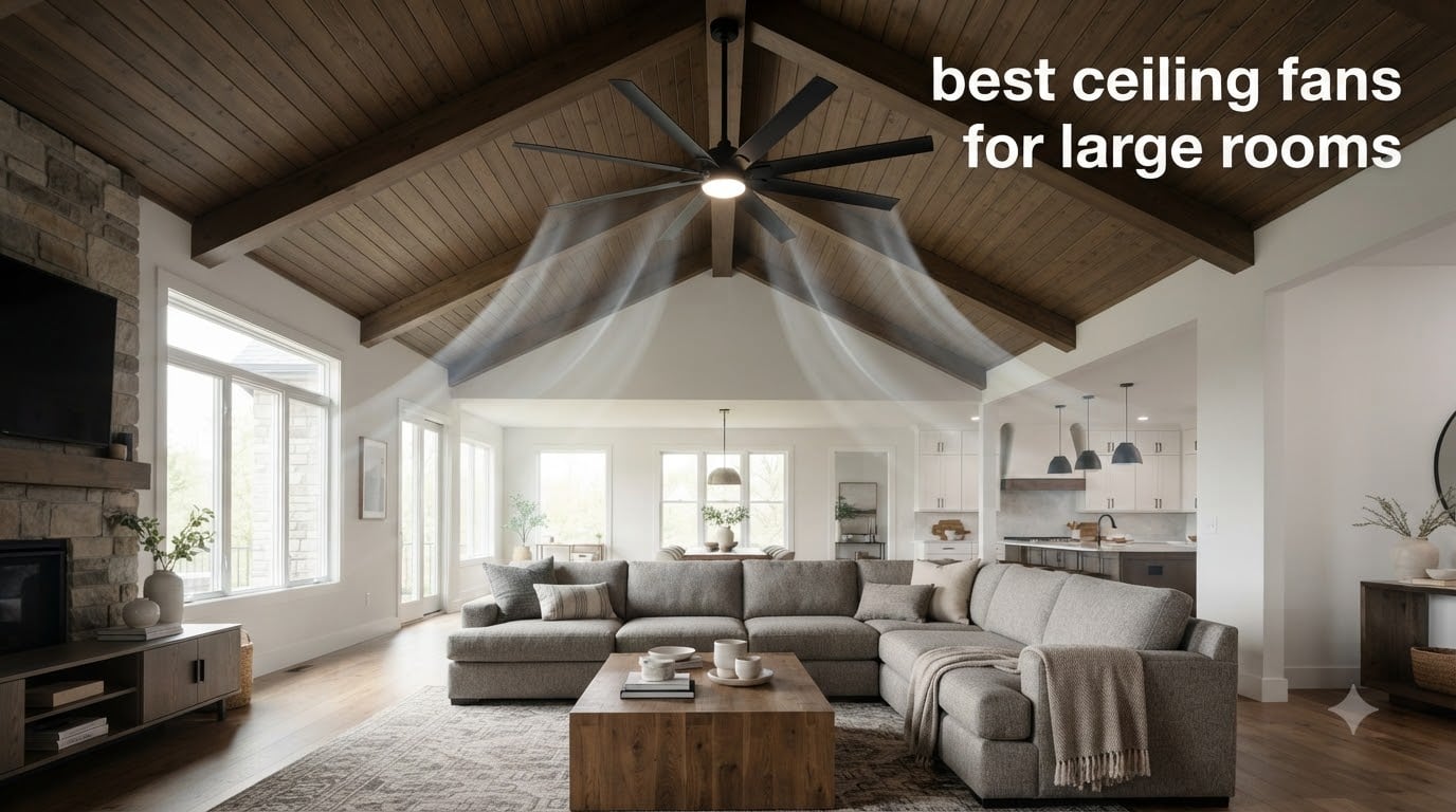 best ceiling fans for large rooms