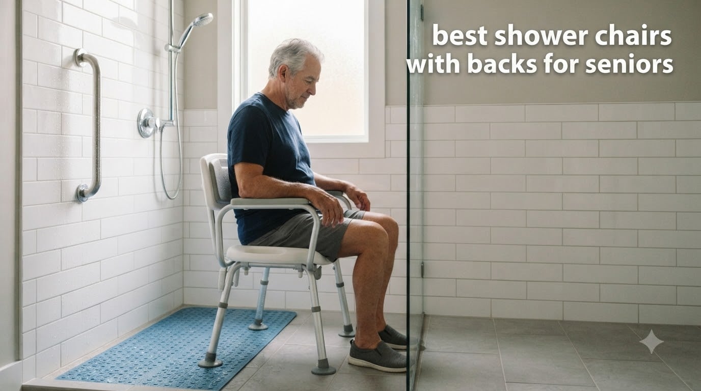 best shower chairs with backs for seniors