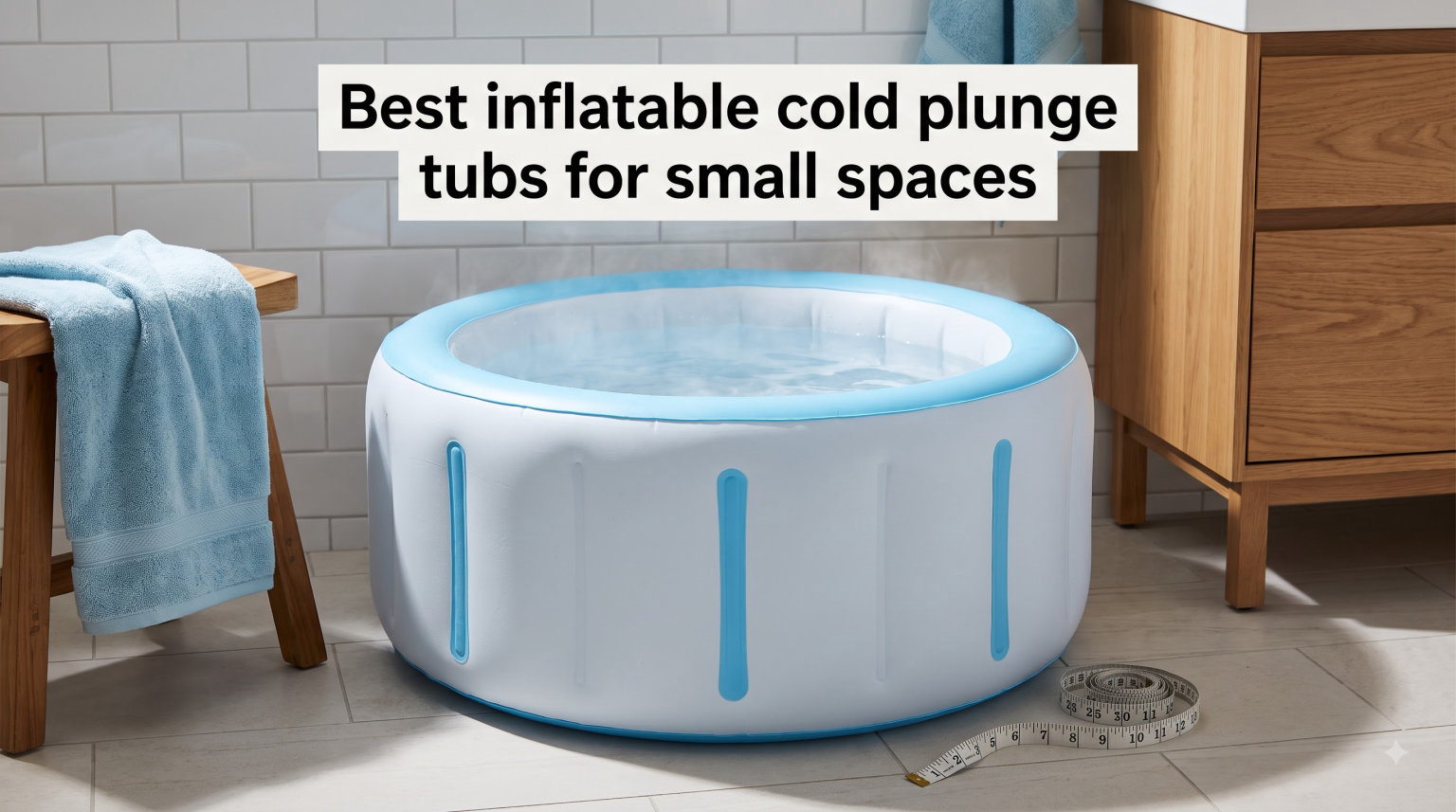 Best inflatable cold plunge tubs for small spaces