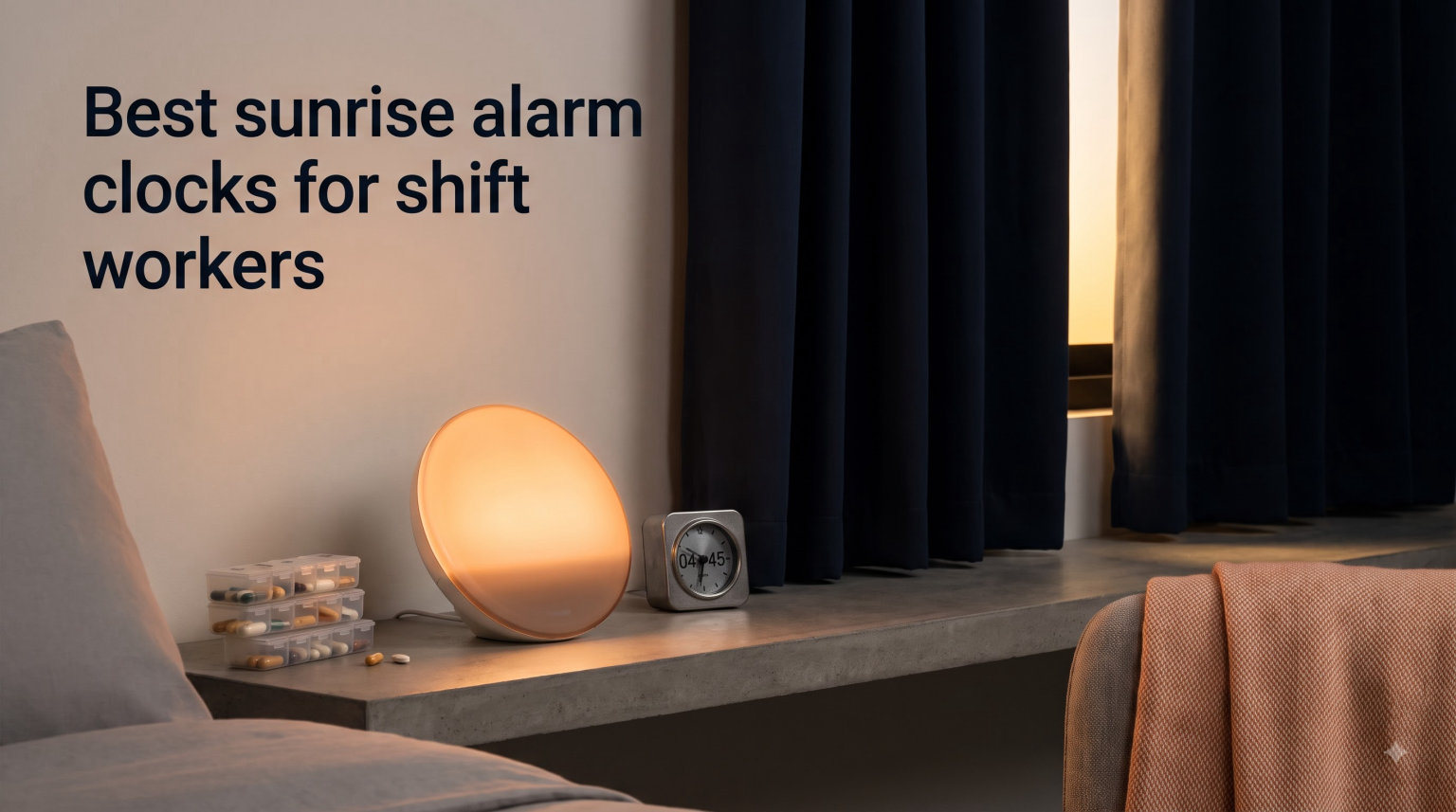 Best sunrise alarm clocks for shift workers