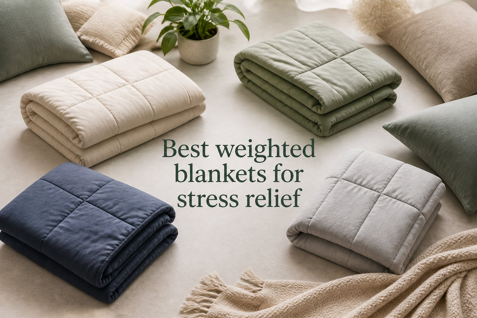 Best weighted blankets for stress relief