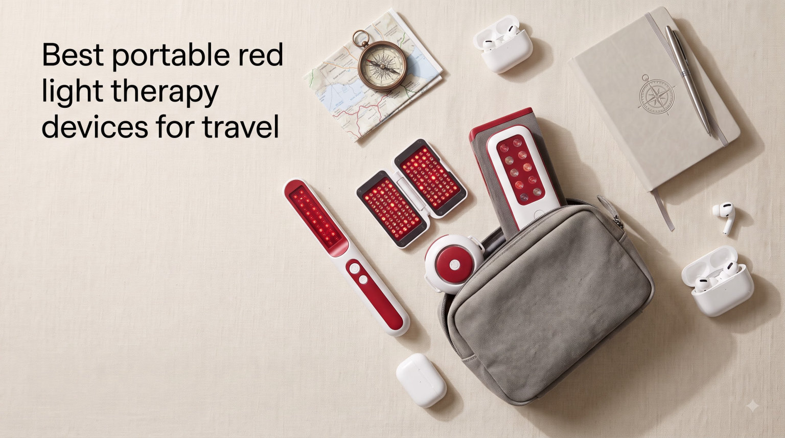 Best portable red light therapy devices for travel