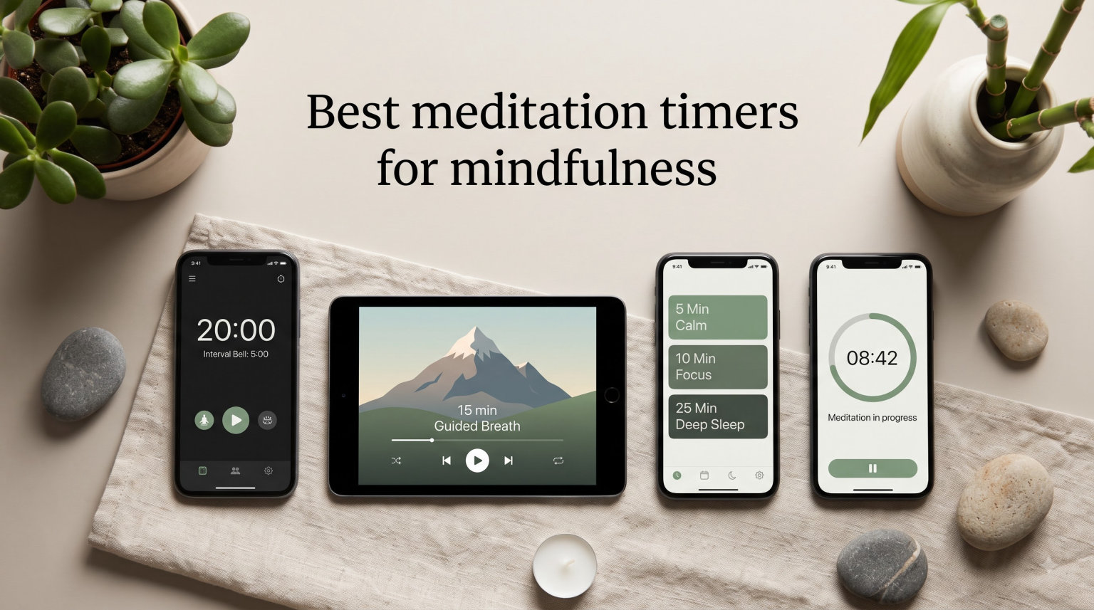 Best meditation timers for mindfulness