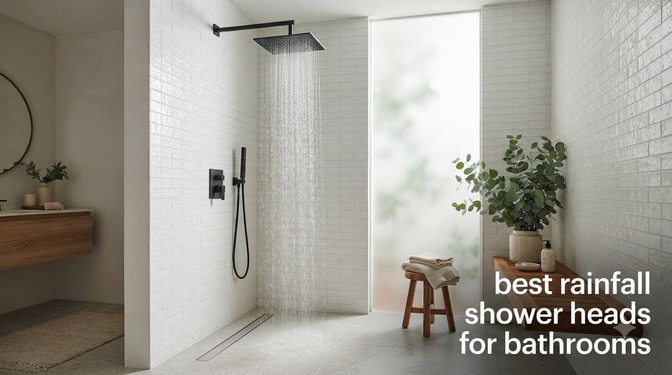 best rainfall shower heads for bathrooms
