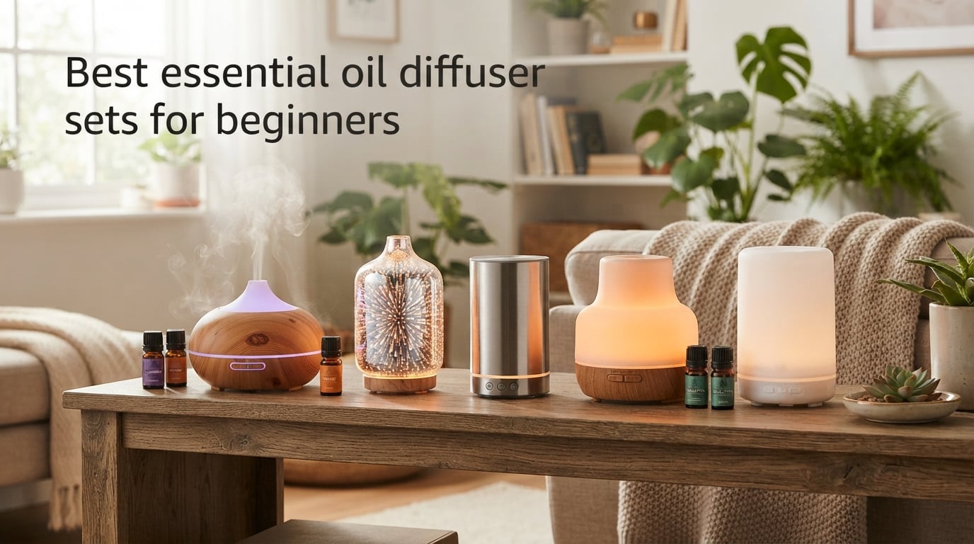 Best essential oil diffuser sets for beginners