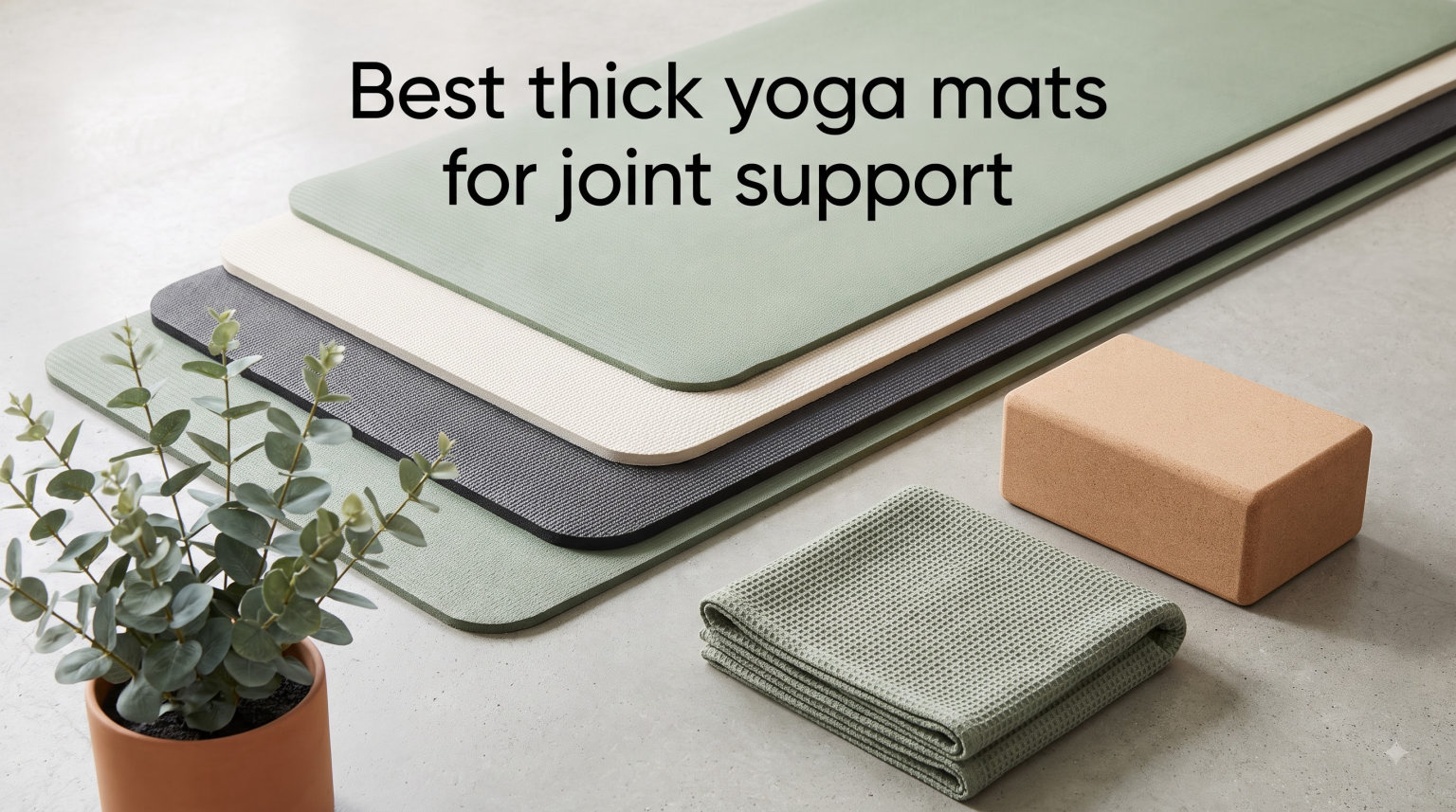 Best thick yoga mats for joint support