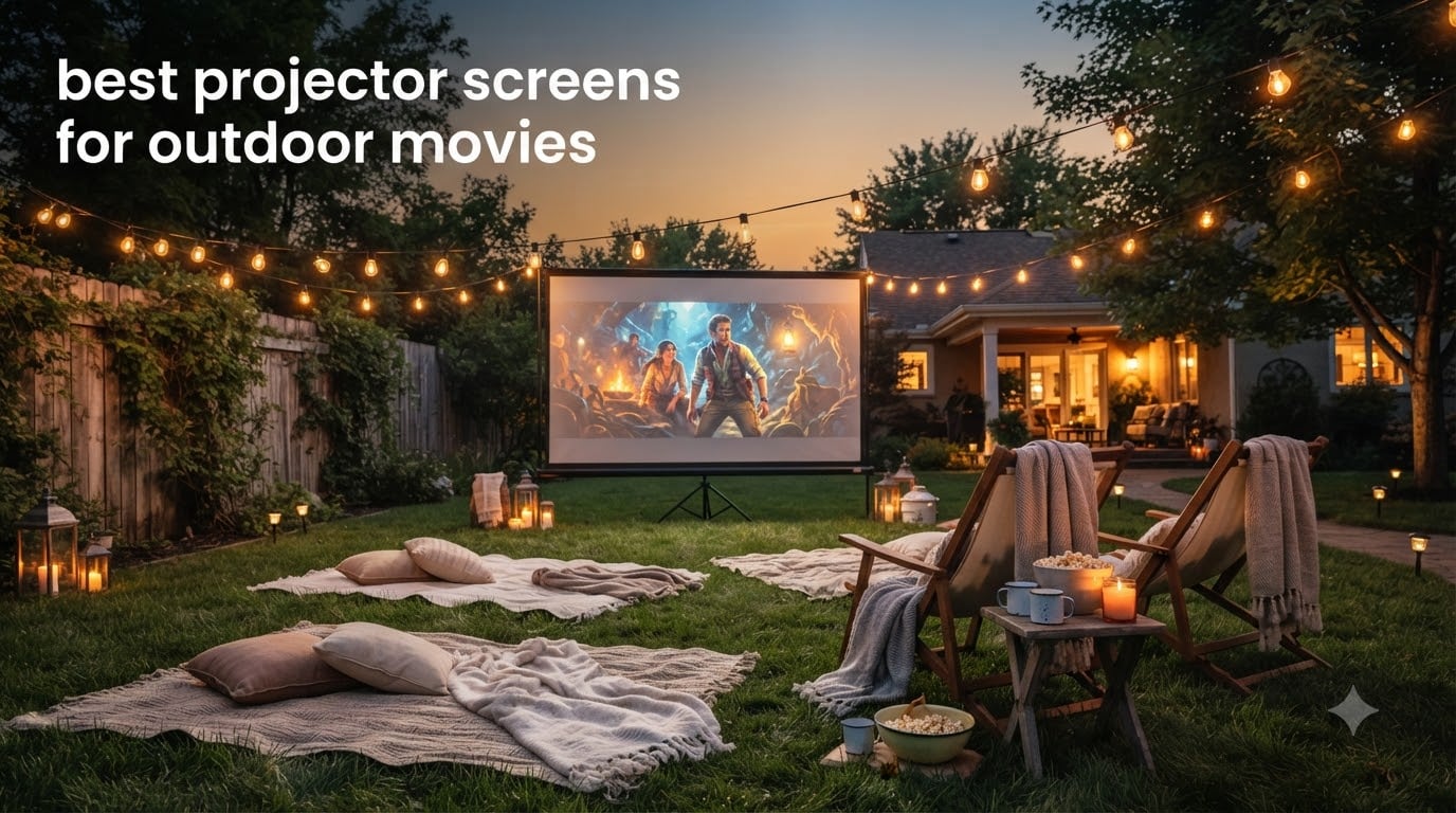 best projector screens for outdoor movies