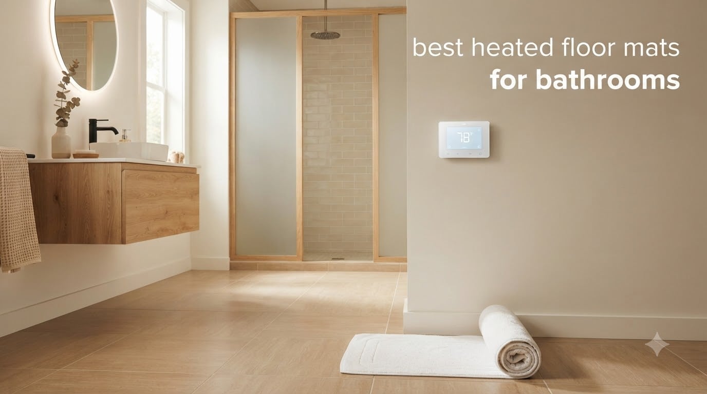best heated floor mats for bathrooms