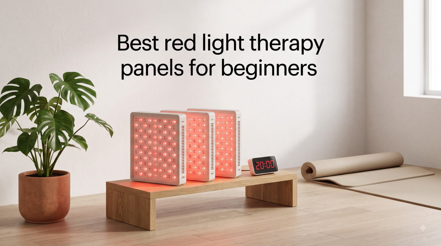 Best red light therapy panels for beginners